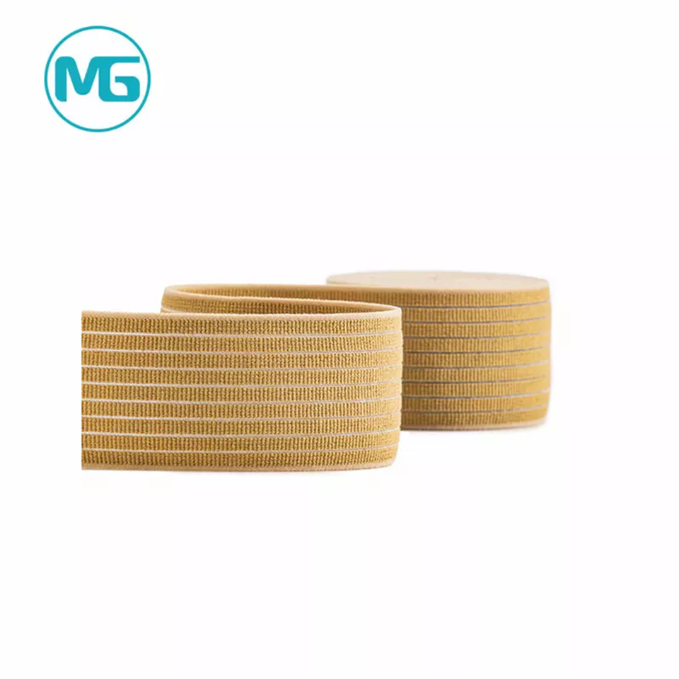 64MM*1.4MM纯棉中空松紧带(9坑) / 64MM Cotton Breathable High-Speed Elastic Band For Waist Pads