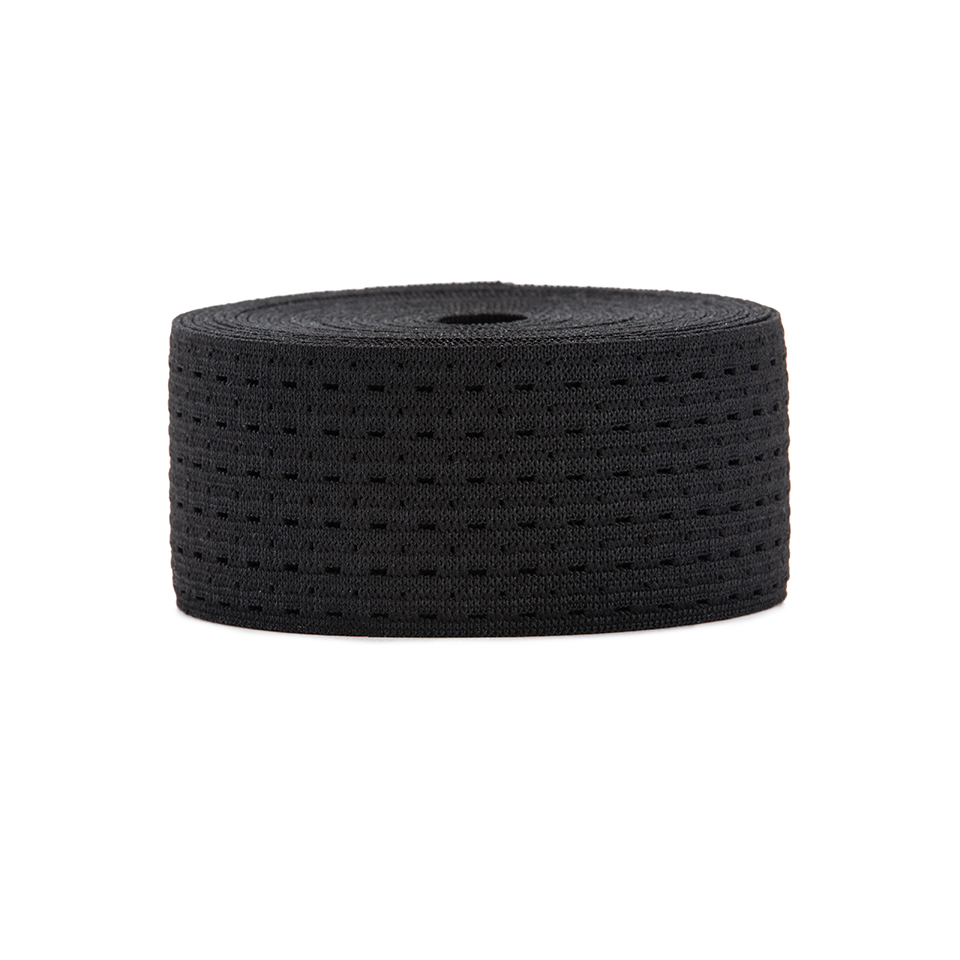 38MM*1.2MM特多针织洞孔松紧带 / 38MM Polyester Knitting Elastic Band