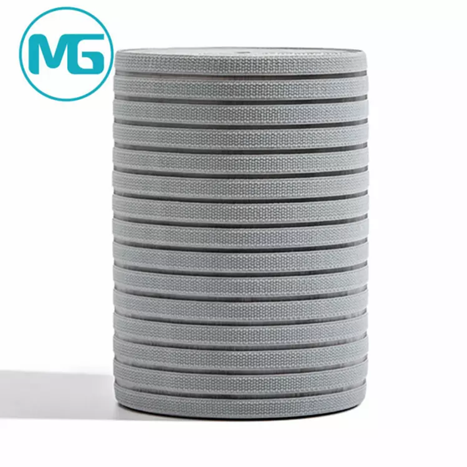 200MM*1.7MM特多针织牛筋中空松紧带(15坑)环保 / 200MM Polyester Breathable Elastic Knitting Elastic Band