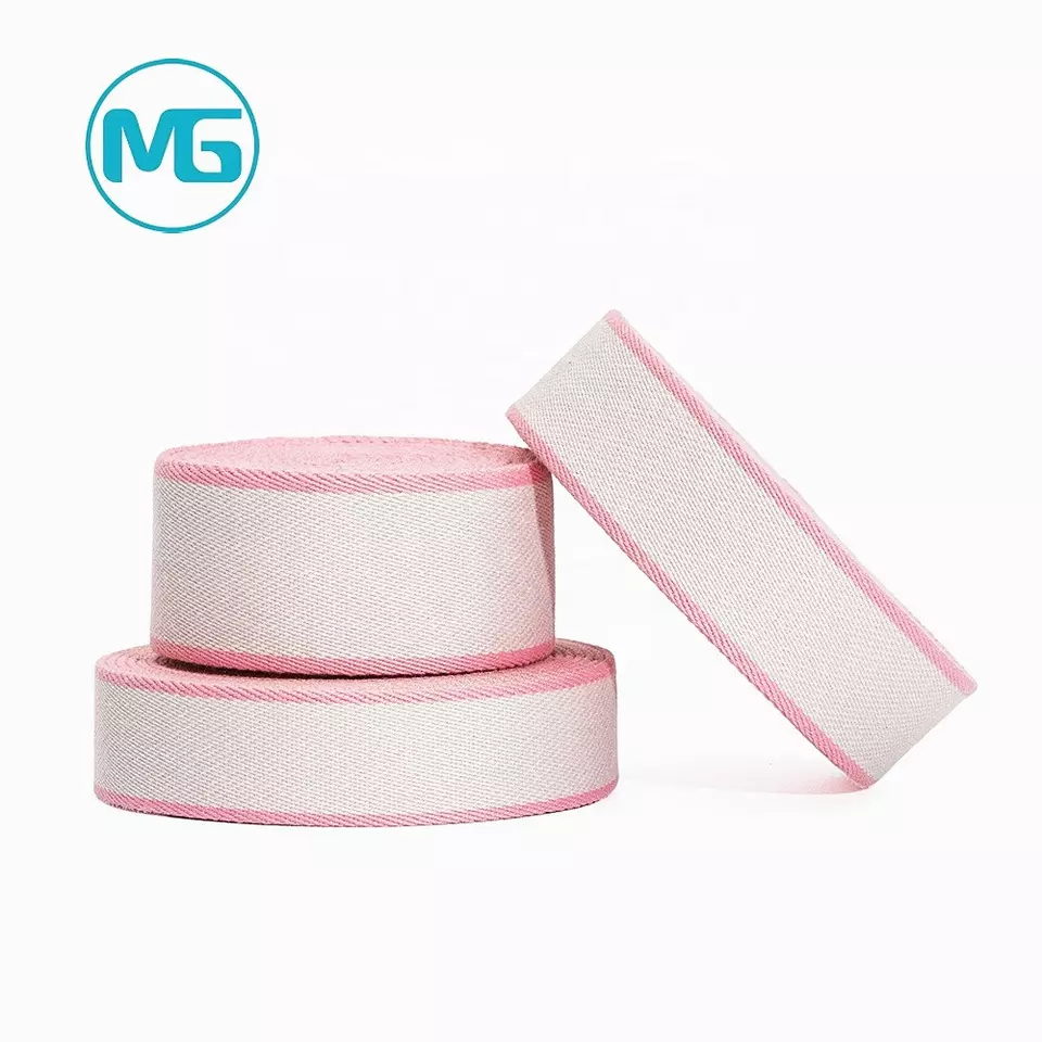 25MM*1.8MM SP线间色织带 / 25MM  Spun polyeste Multi Color Nylon Monofilament or Fish Line Webbing