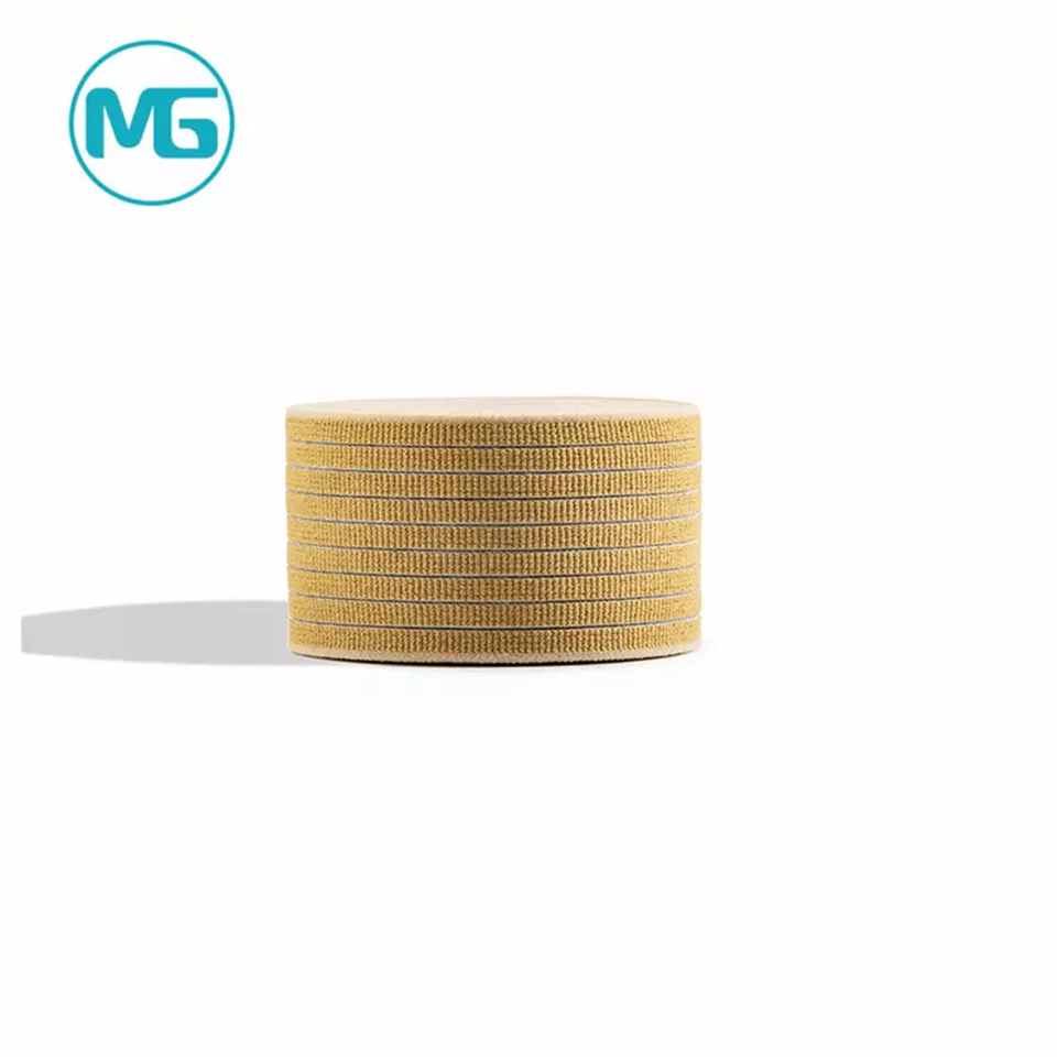 64MM*1.4MM纯棉中空松紧带(9坑) / 64MM Cotton Breathable High-Speed Elastic Band For Waist Pads