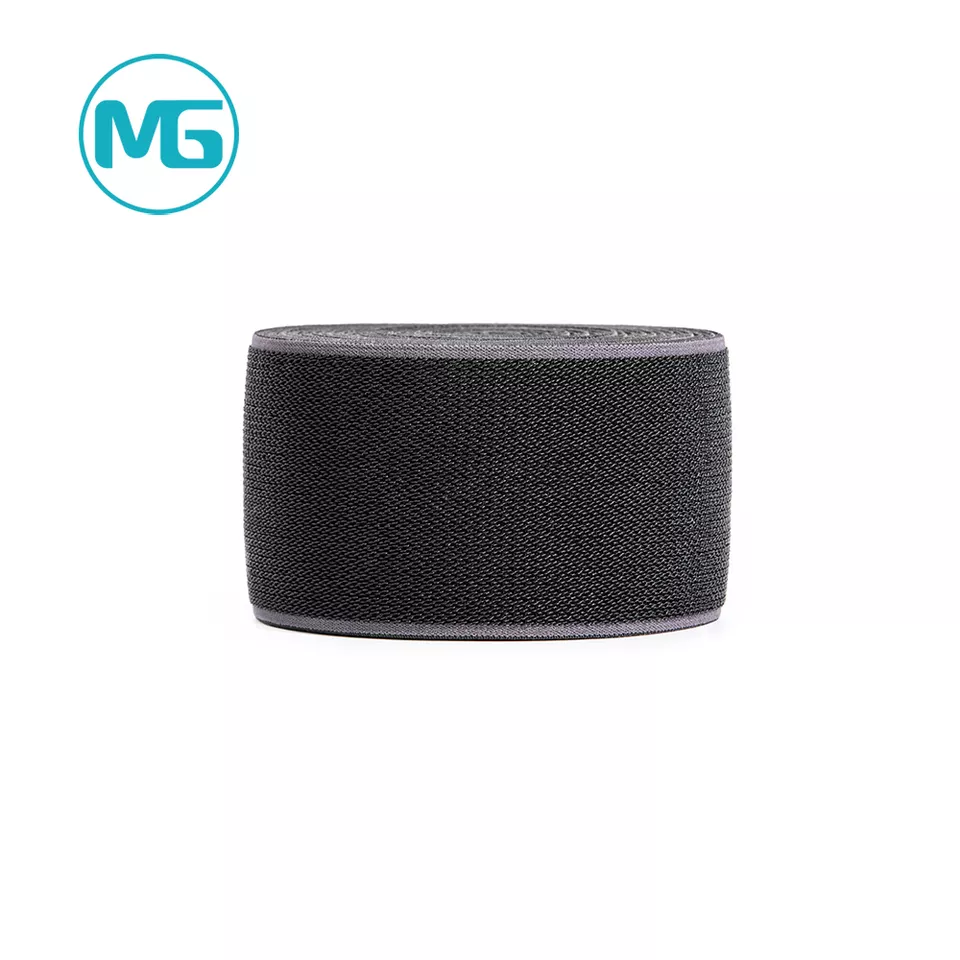 80MM伸缩尼龙魔术贴 / OEM Loop Strap Elastic band Custom 80mm Wooly Stretch Nylon Elastic Band
