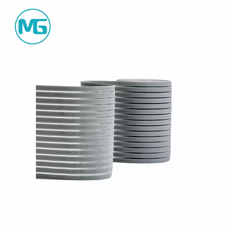 200MM*1.7MM特多针织牛筋中空松紧带(15坑)环保 / 200MM Polyester Breathable Elastic Knitting Elastic Band