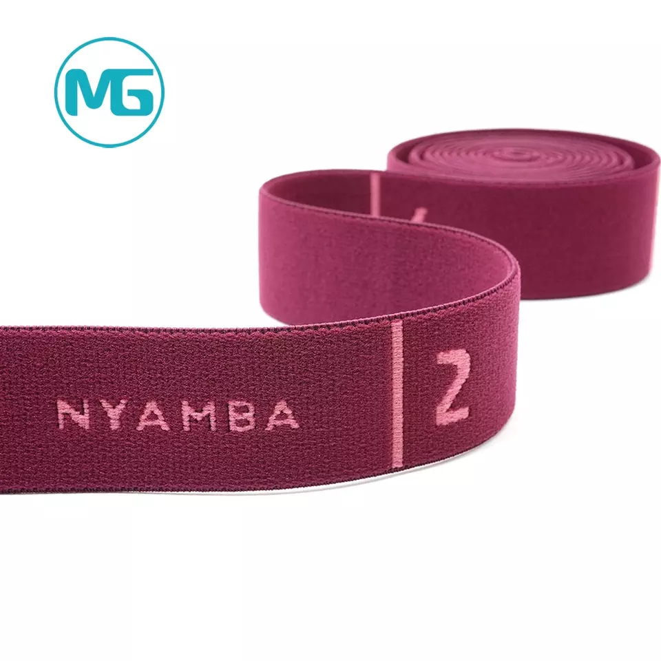 40MM伸缩尼龙提花松紧带 / 40MM Wooly Stretch Nylon Jacquard Elastic Band