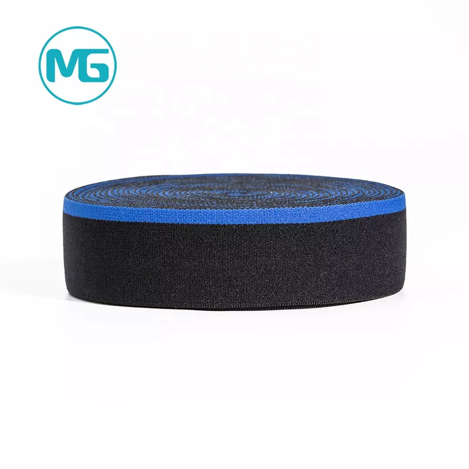 25MM*1.9MM伸缩尼龙高速松紧带 / 25MM Wooly Stretch Nylon Woven Elastic Band 