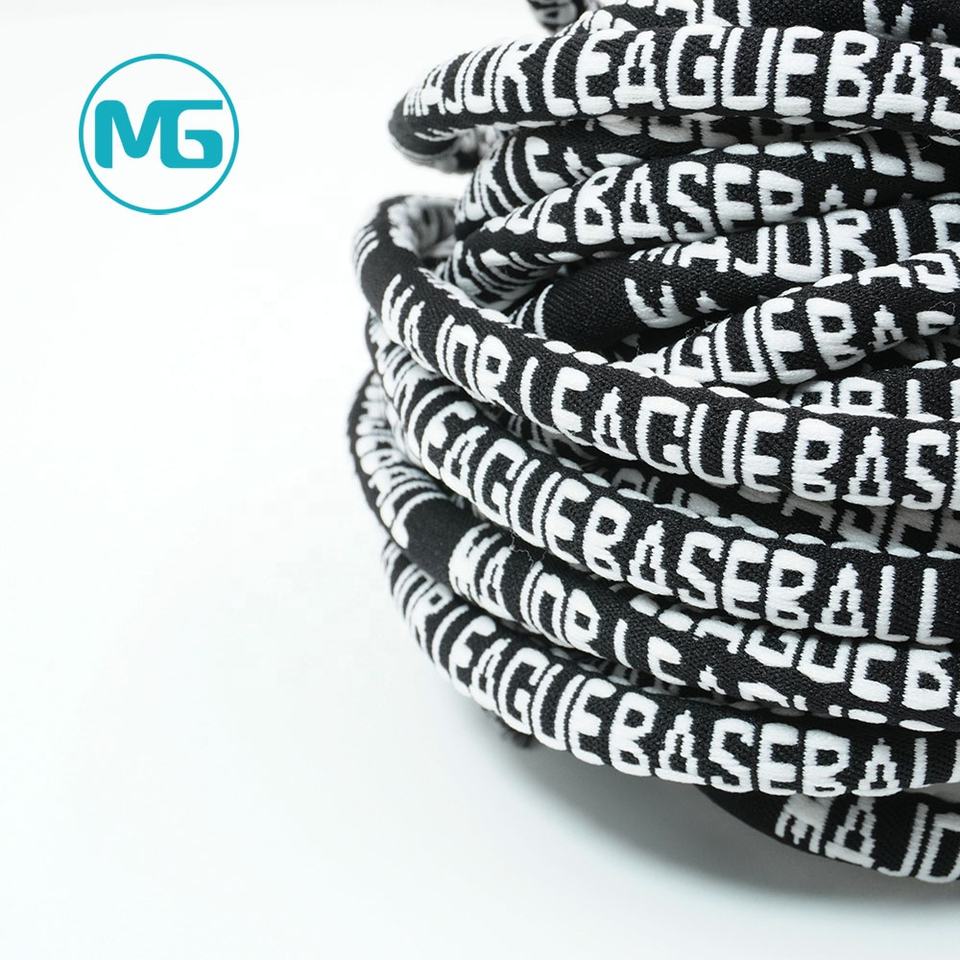 8MM伸缩尼龙提花绳 / 8MM Wooly Stretch Nylon Jacquard Round Cord For Hoodie Pants