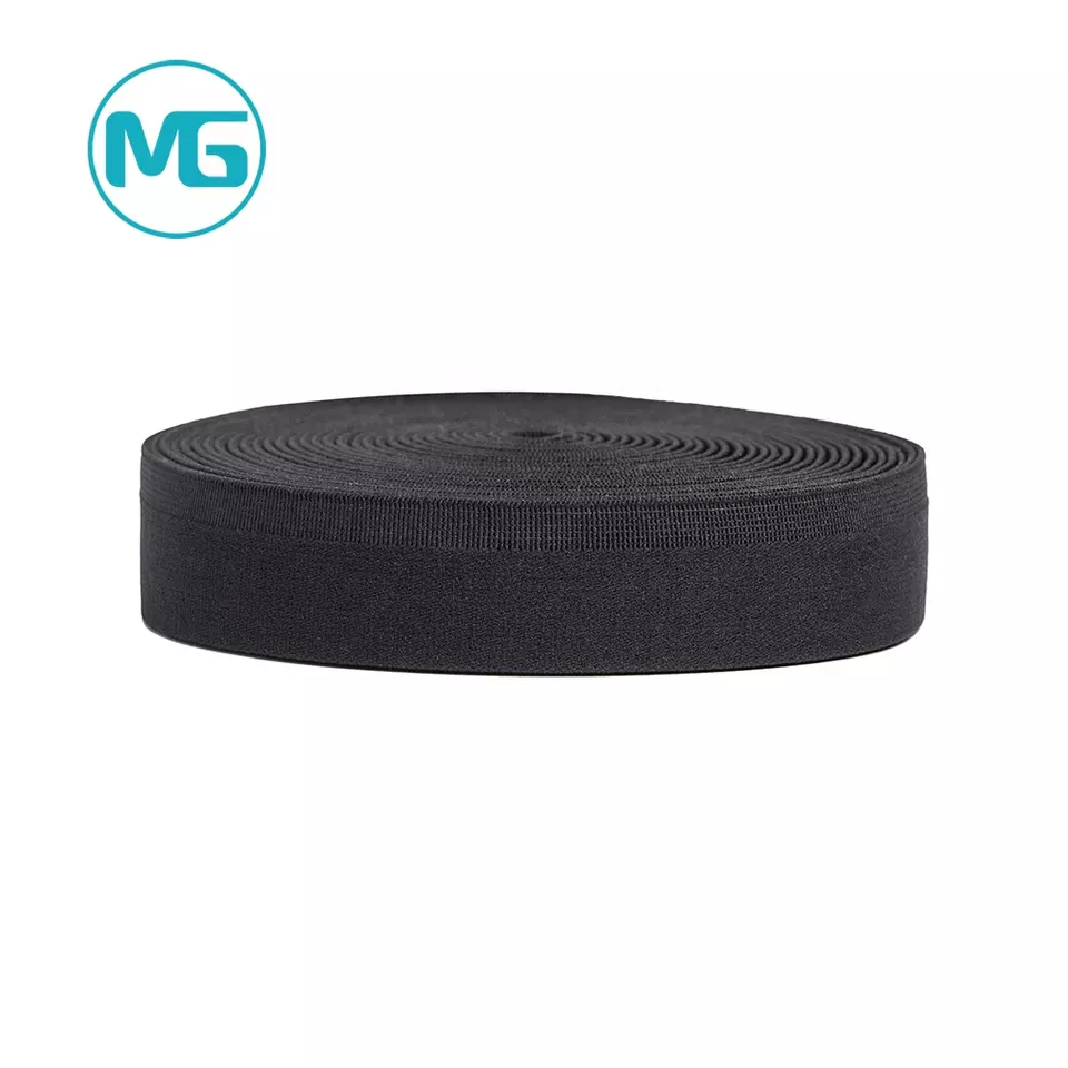 1-1/2‘’*2.1MM伸缩尼龙松紧带 / 1-1/2 Inch Wooly Stretch Nylon Multi Color Woven Elastic Band