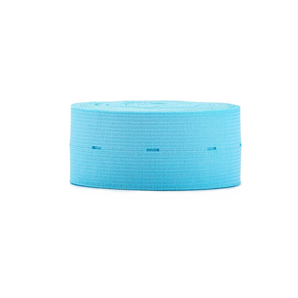 35MM*1.2MM特多针织纽扣松紧带 / 35MM Polyester Knitting Elastic Band 