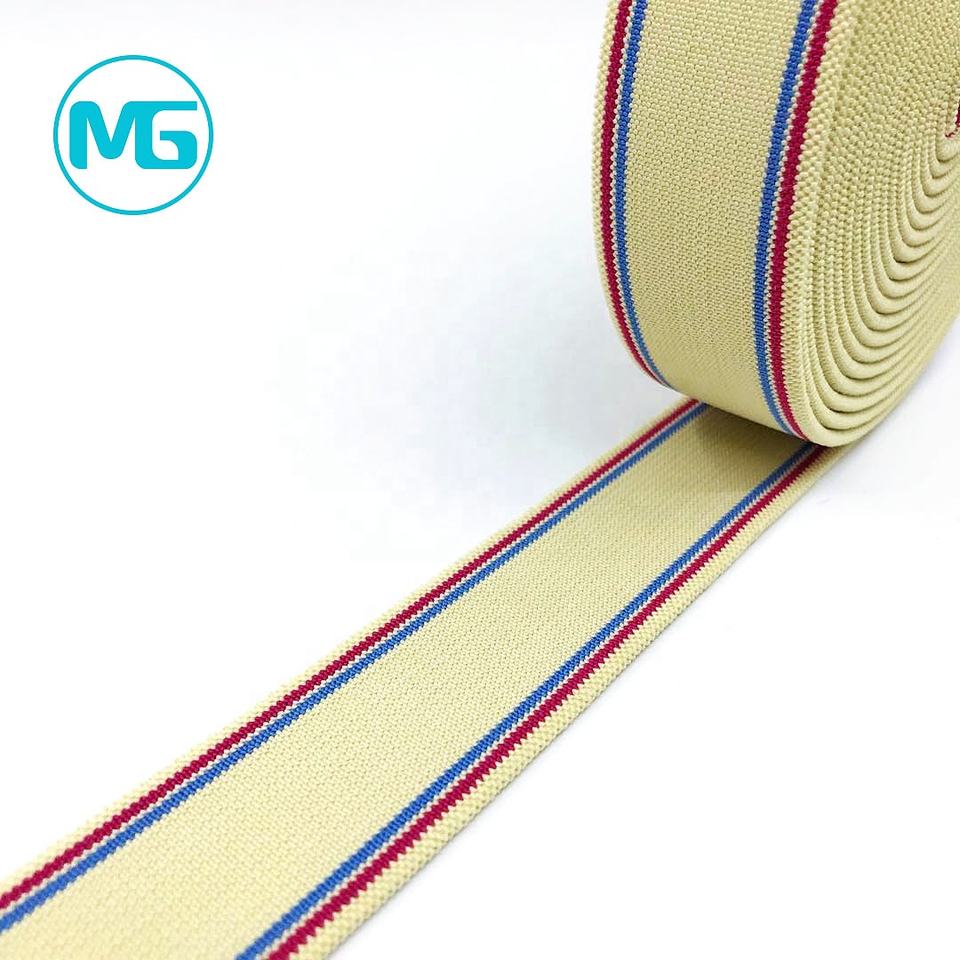 35MM*3.3MM特多高速间色松紧带 / 35MM Polyester Multi Color Woven Elastic Band