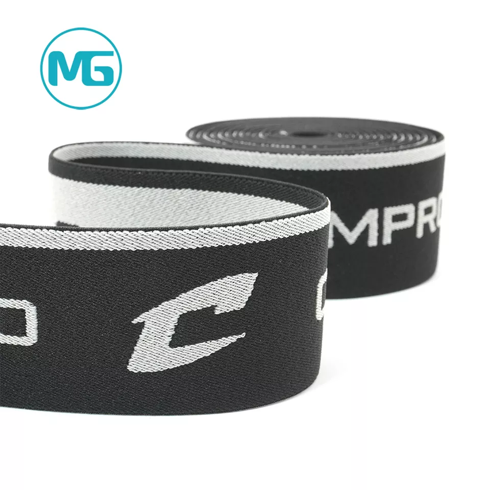 2''*2MM特多提花松紧带 / 2 Inch Polyester Jacquard Elastic Band