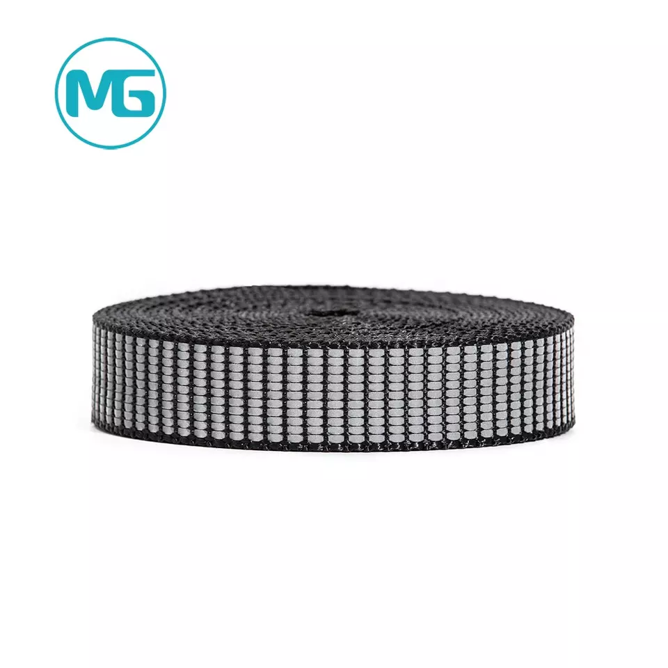 26MM*1.6MM反光织带 / Factory Supply Reflective Webbing Custom 26MM Tetoron Reflective Webbing