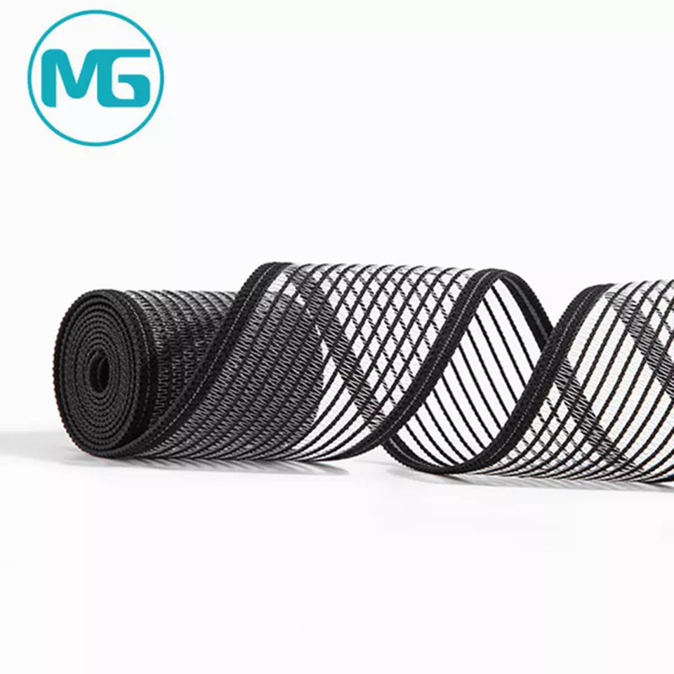 2''*1.2MM伸缩尼龙针织牛筋松紧带(环保) / 2 Inch Wooly Strech Nylon Knitting Breathable Elastic Band