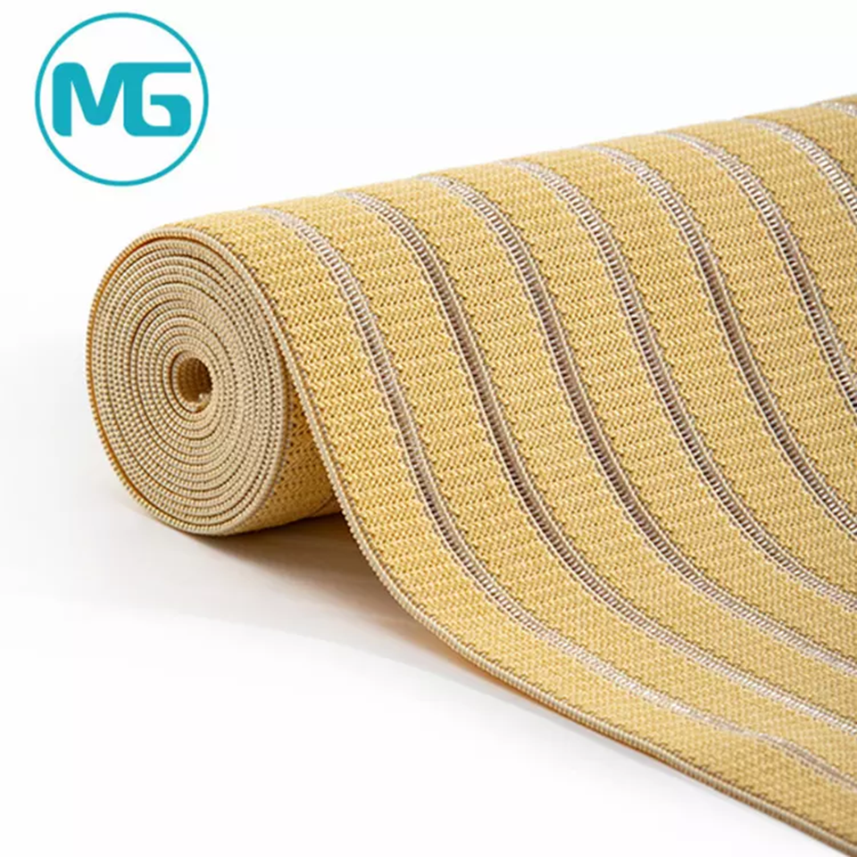 235MM人造棉针织单毛面中空松紧带(11坑) / 235MM Rayon Knitting Breathable Elastic Band