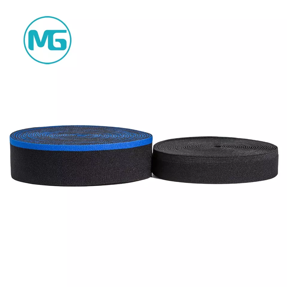 25MM*1.9MM伸缩尼龙高速松紧带 / 25MM Wooly Stretch Nylon Woven Elastic Band 