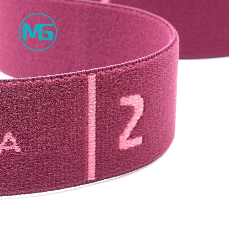 40MM伸缩尼龙提花松紧带 / 40MM Wooly Stretch Nylon Jacquard Elastic Band