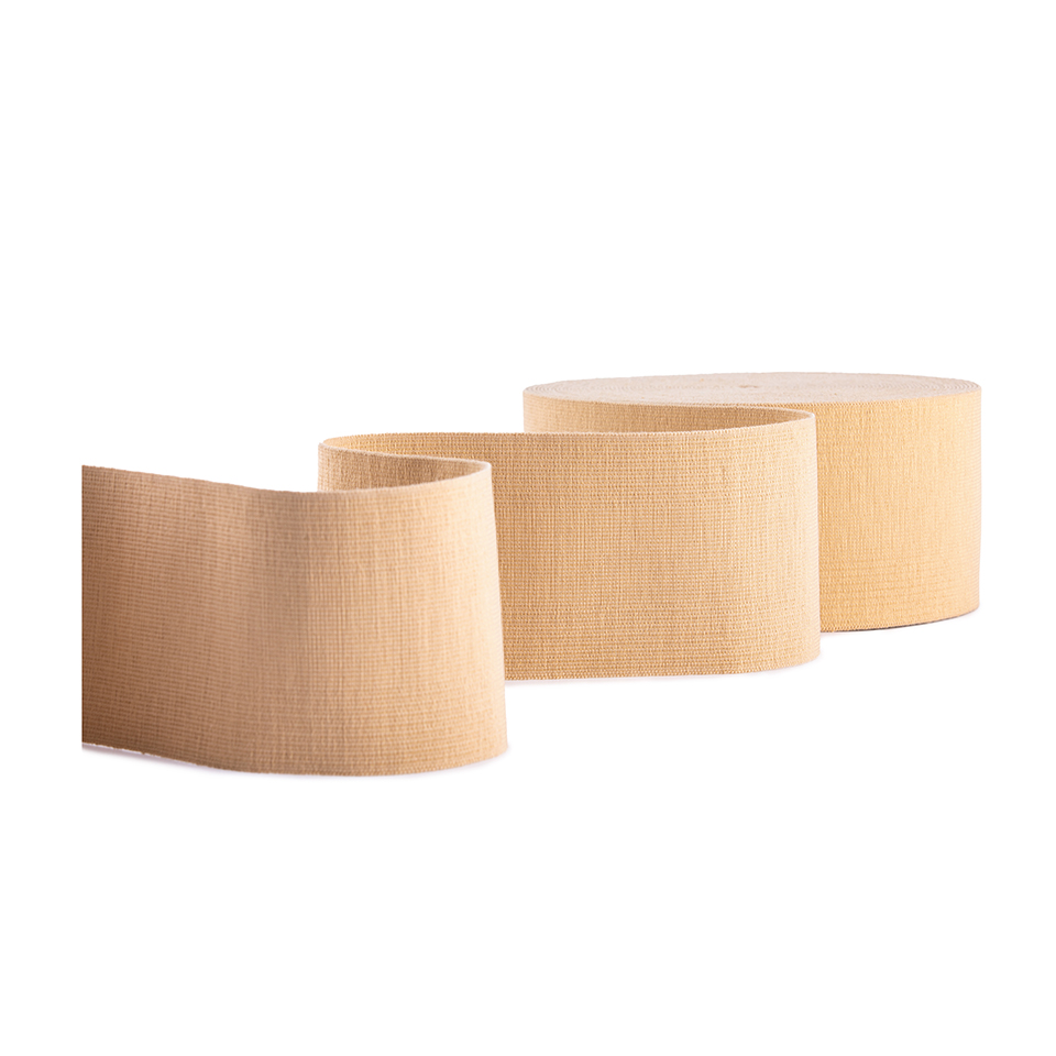 90MM*1.4MM伸缩尼龙针织松紧带(环保) / 90MM Wooly Stretch Nylon Knitting Elastic Band