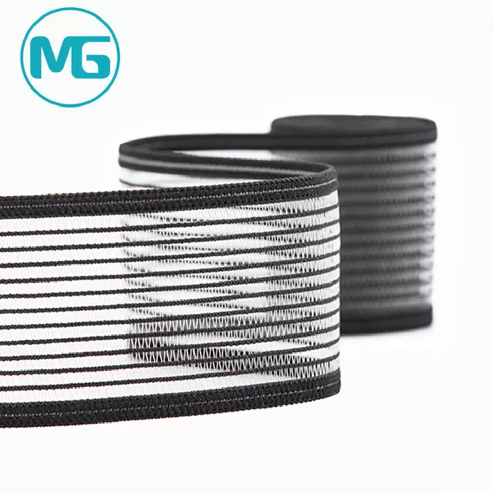 2''*1.2MM伸缩尼龙针织牛筋松紧带(环保) / 2 Inch Wooly Strech Nylon Knitting Breathable Elastic Band