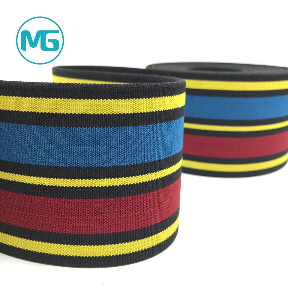35MM / 75MM 特多高速间色松紧带 / 35MM /75MM Polyester Multi Color Flat Pattern Elastic Band