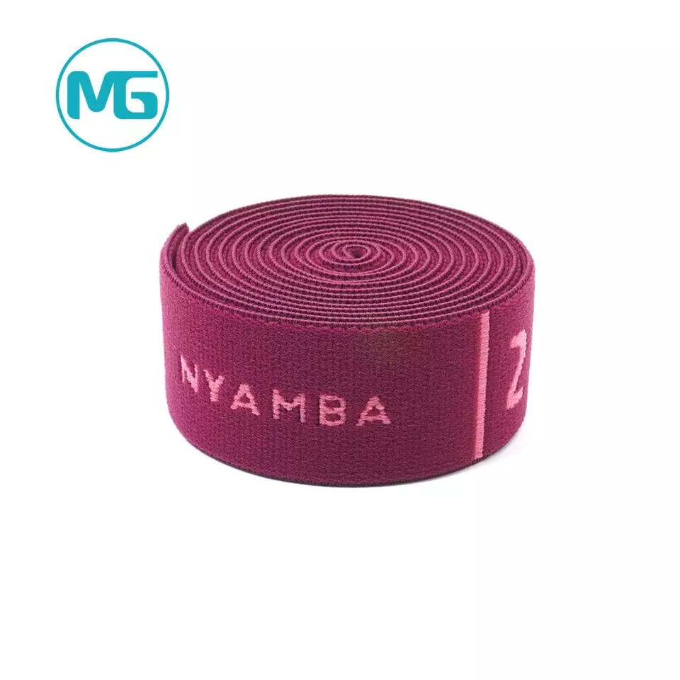 40MM伸缩尼龙提花松紧带 / 40MM Wooly Stretch Nylon Jacquard Elastic Band