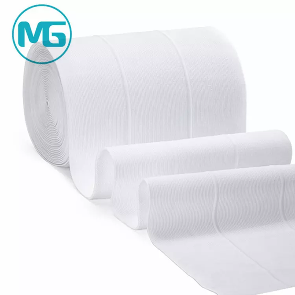30cm 针织松紧带四折 / 12 Inch Elastic Band Stretch Nylon Single Wool Jersey Elastic Band