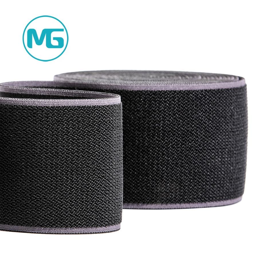 80MM伸缩尼龙魔术贴 / OEM Loop Strap Elastic band Custom 80mm Wooly Stretch Nylon Elastic Band