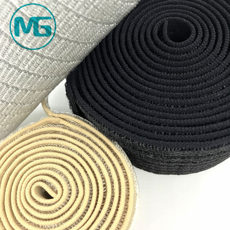 240MM人造棉不起毛中空魔术贴(环保) / 240MM Rayon Breathable Fish Line Elastic Loop